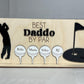 Personalized Golf Sign for Father's Day, Gift for Him, Gift for Grandparent, Sports Sign, Father's Day 2025, Wooden Golf Sign, Par Sign