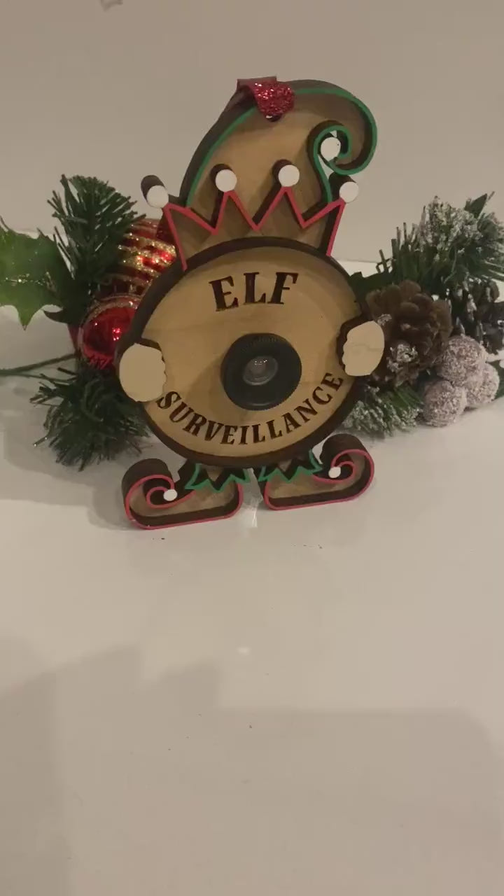 Elf Surveillance Camera, Santa Cam, Naughty/ Nice Spinner, kids Christmas Activity, Gift Idea, Christmas Activities, Elf Cam, Christmas Idea