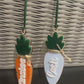 Personalized Carrot Name Basket Tags, Easter Bunny Gift Tag, Custom Name Easter Tag, Kids Easter Basket Gift Ideas, Carrot Easter Decor