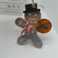 Personalized Basketball Gingerbread Ornament, Gift for her/him, Basketball Gift, Christmas Ornament for Kids, Sports Shaker Ornament