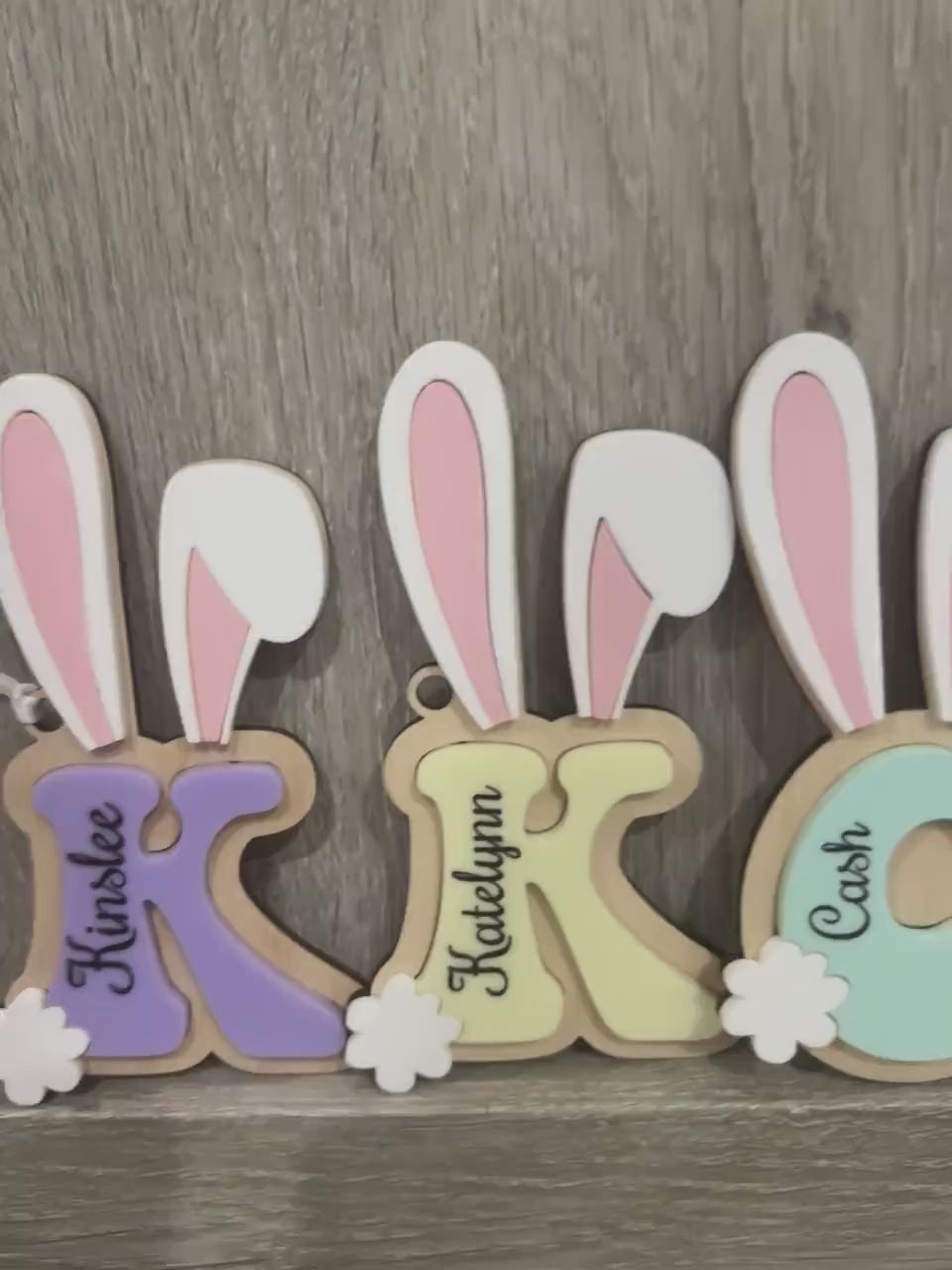 Personalized Easter Basket Tags, Easter Gift Tags, Monogram Name Easter Tag, 2025 Easter, Easter Ideas, 1st Easter, Gift for Her/Him
