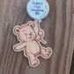 Personalized Baby's 1st Christmas Ornament - Custom Bear Keepsake