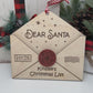 3d Personalized Santa Letter Holder, Santa Letter Name Holder, Santa Letter Holder, Letter to Santa Envelope, Dear Santa Letter Ornament
