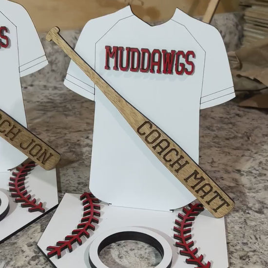 Personalized Baseball Ball Holder, Custom Ball Holder, Coaches Gift, End of Season Baseball Gift, Softball Gift,Team Ball Display, Team Gift