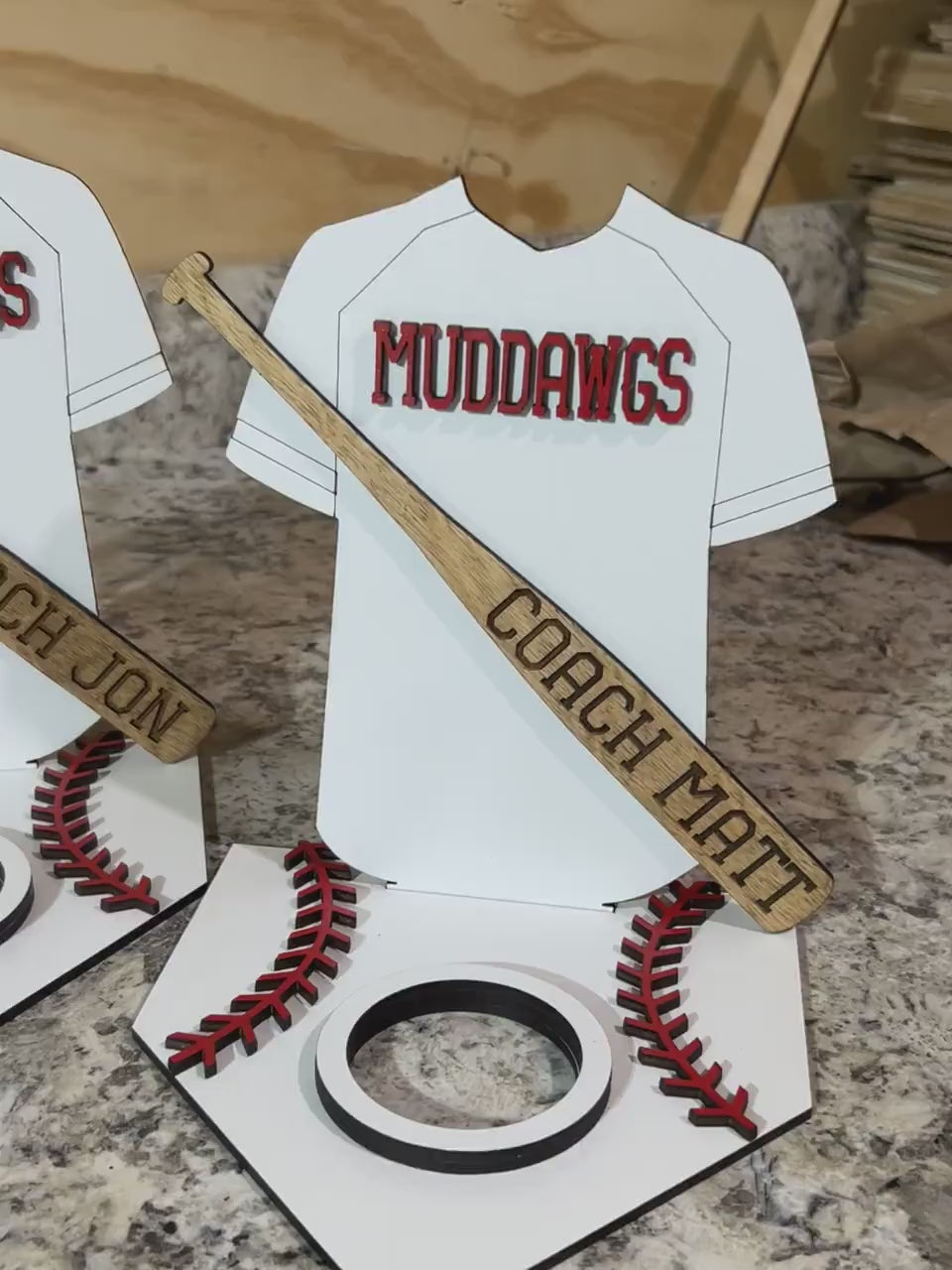 Personalized Baseball Ball Holder, Custom Ball Holder, Coaches Gift, End of Season Baseball Gift, Softball Gift,Team Ball Display, Team Gift