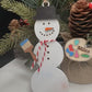 Personalized Artist Snowman Ornament, Gift for Artist/Painter, Snowman Ornament, Christmas Decor, Gift for Kids, Christmas Tree Ornament