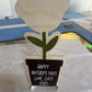 Personalized DIY Flowerpot Handprint Sign