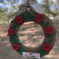 Wreath Family Christmas Ornament, 2023 Custom Family Name Ornament, Christmas Ornament, Wooden Christmas Ornament, Grandparents Ornament