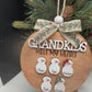 Grandkids Melt My/Our Heart Custom Snowman Ornament, Grandkids Ornament, Gift for Grandparents,Christmas Ornament, Grandparent keepsake 2024