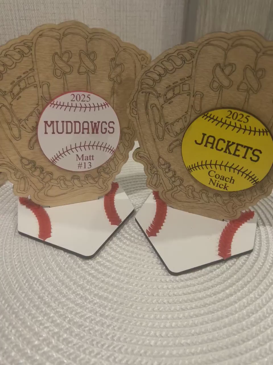 Custom Baseball Sign, Baseball Trophy, Softball Trophy, Personalized Baseball/Softball Gifts, End of Season Awards,Baseball Decor,Coach Gift