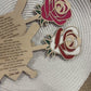 Personalized Wood Baseball Rose, Unique Gift for Parents, Baseball Gift Ideas, Gift for Her, Gift for Him, Baseball Plate and Rose, Keepsake